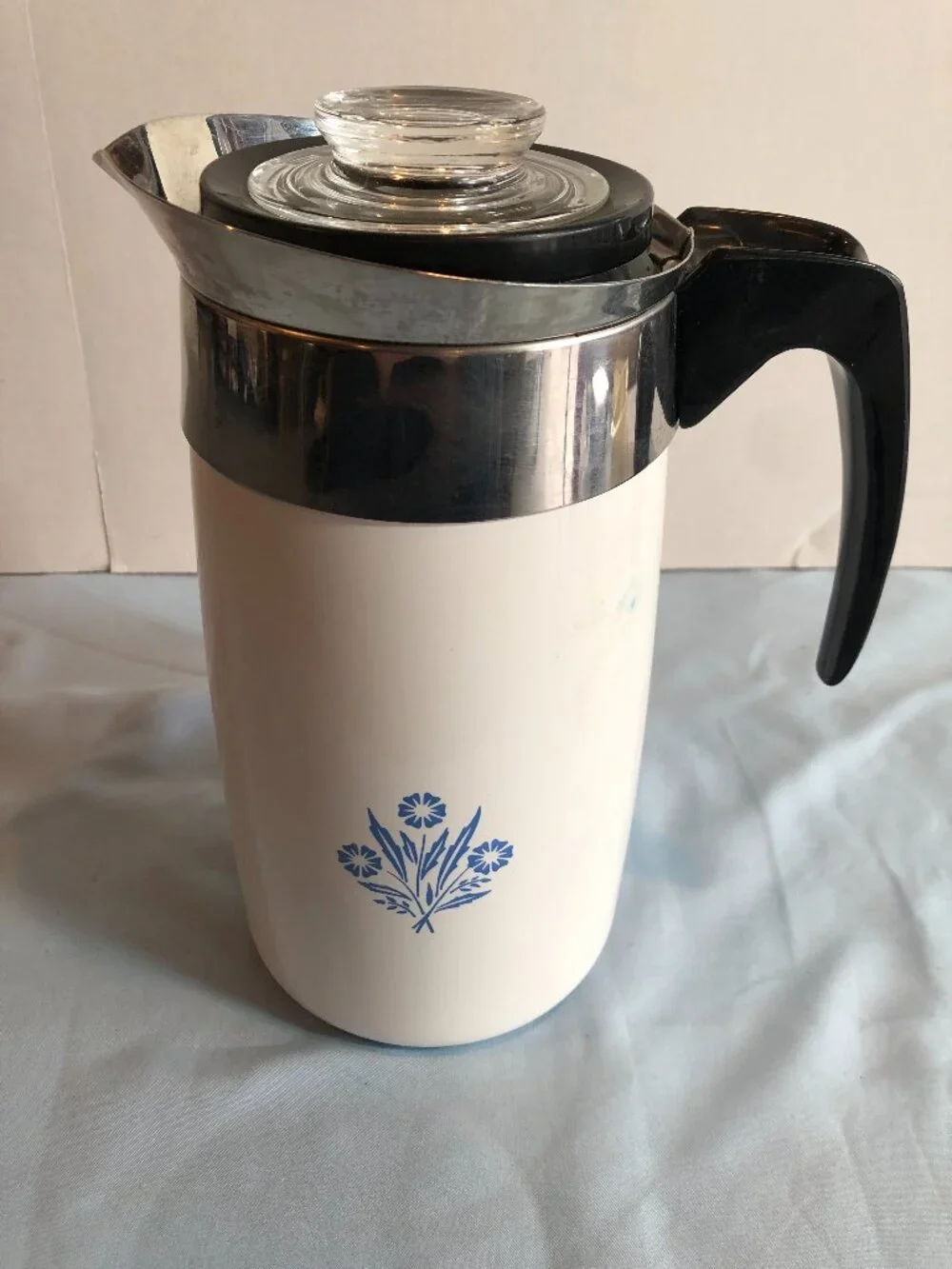 Corningware 10 Cup COFFEE TEA POT Cornflower - LID & POT ONLY #F77